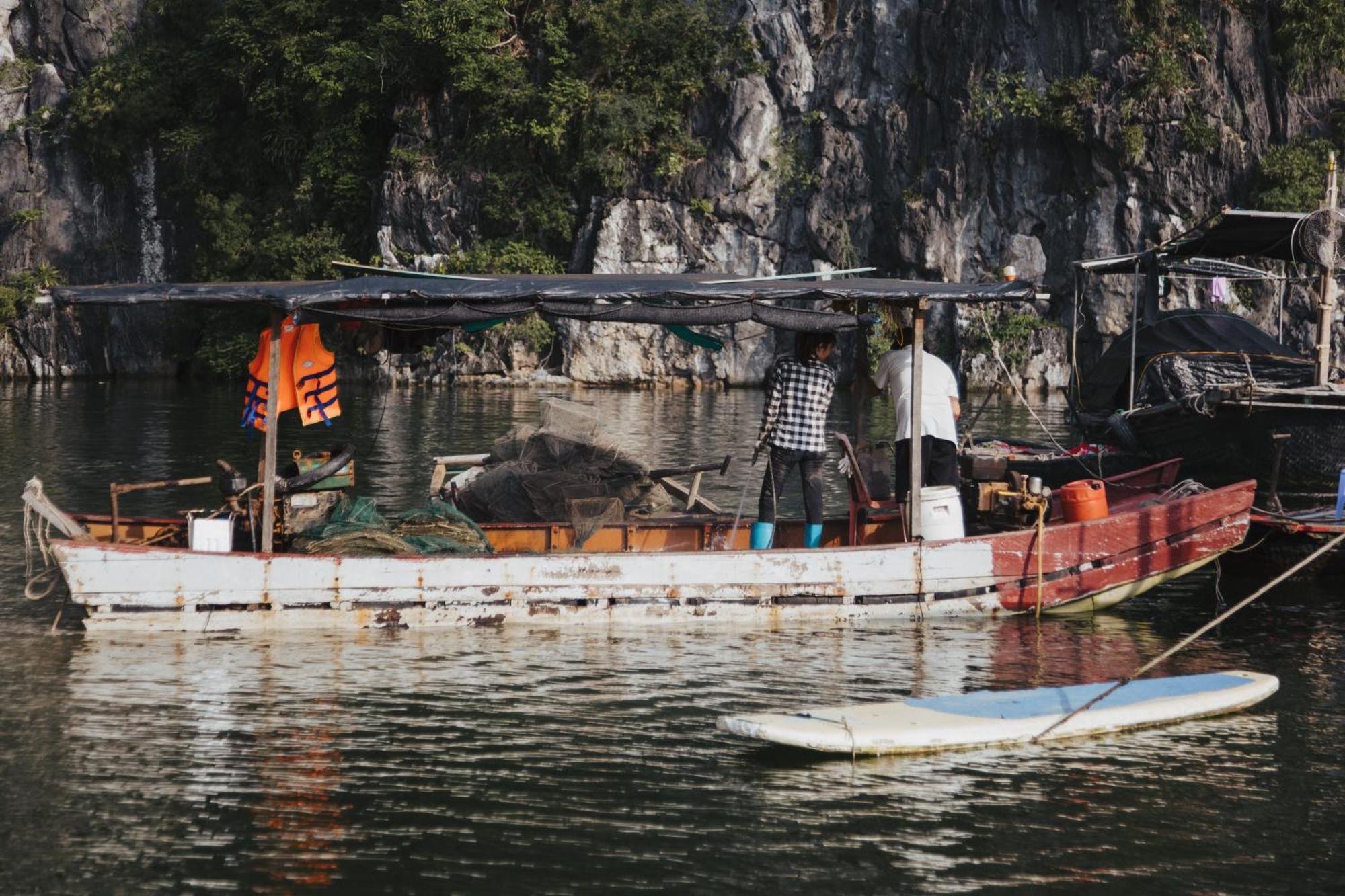 Lan Ha Floating Homestay Dong Khe Sau Ngoại thất bức ảnh